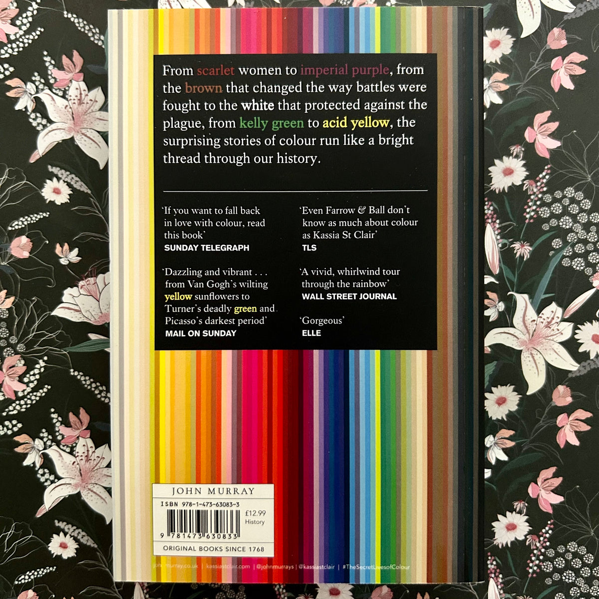 Kassia St. Clair The Secret Lives of Colour Stoker Books