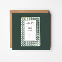 Load image into Gallery viewer, W.H. Auden The Poet - Blank Greeting Card
