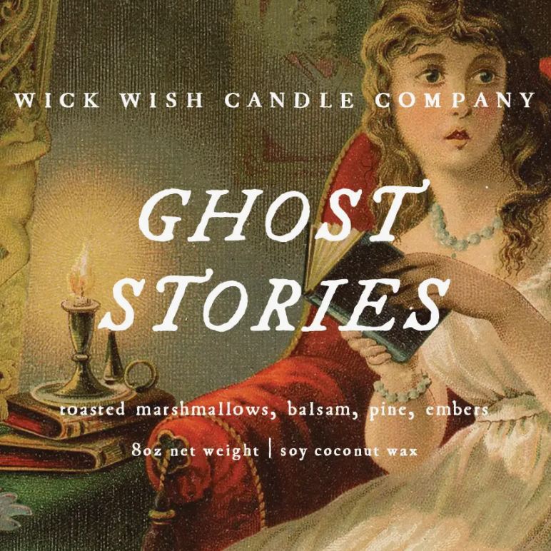 Ghost Stories Literary Candle