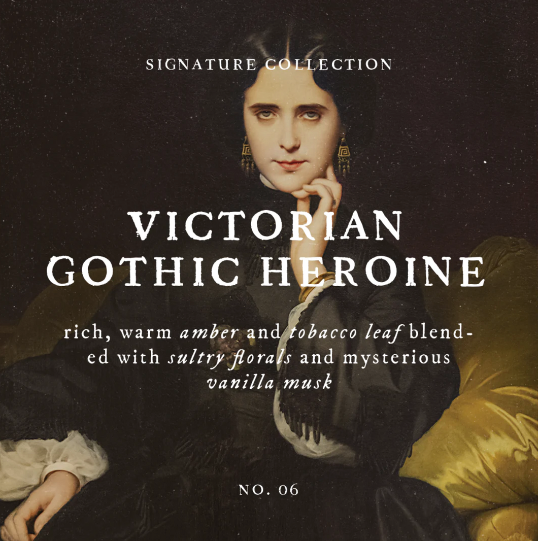 Victorian Gothic Heroine Literary Candle
