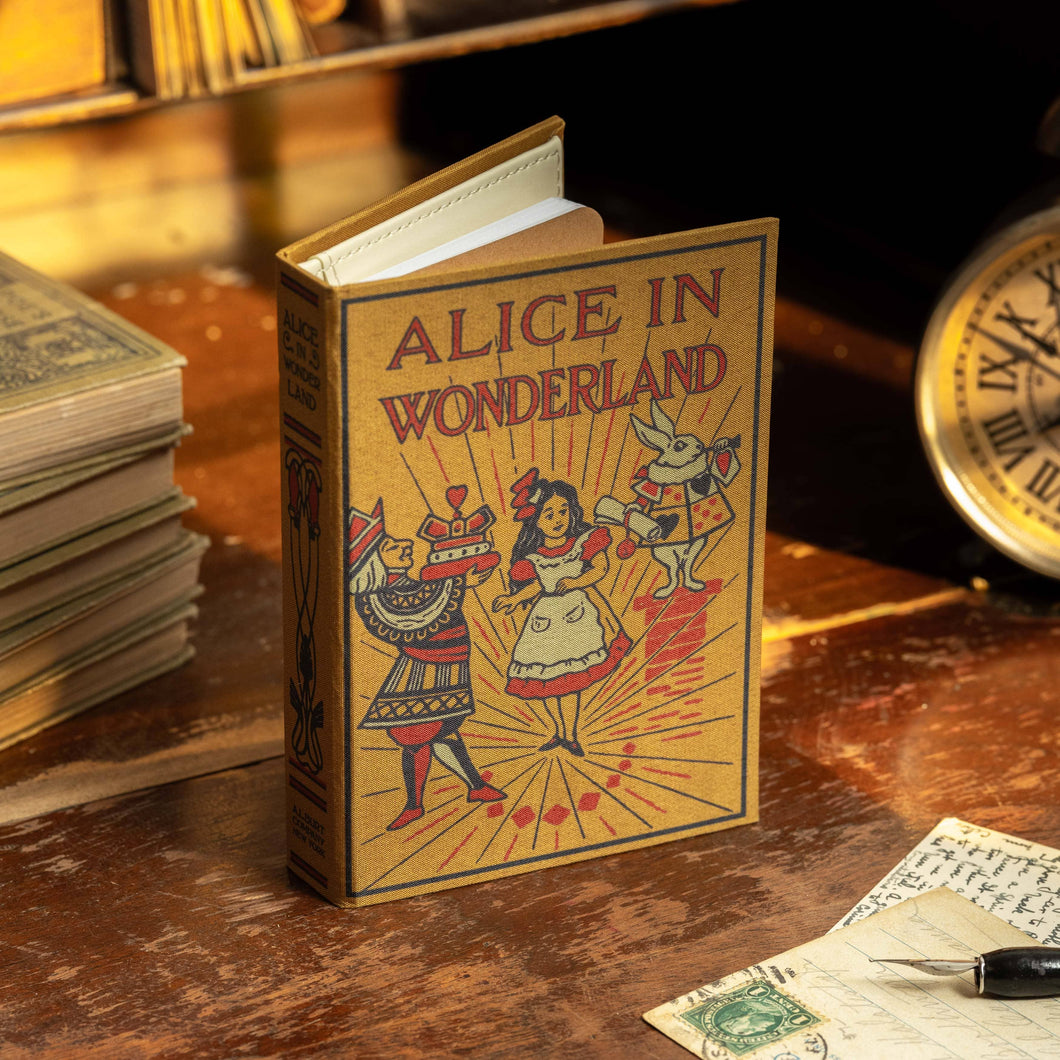 Lewis Carroll - Alice in Wonderland 1865 Passport Notebook Wallet