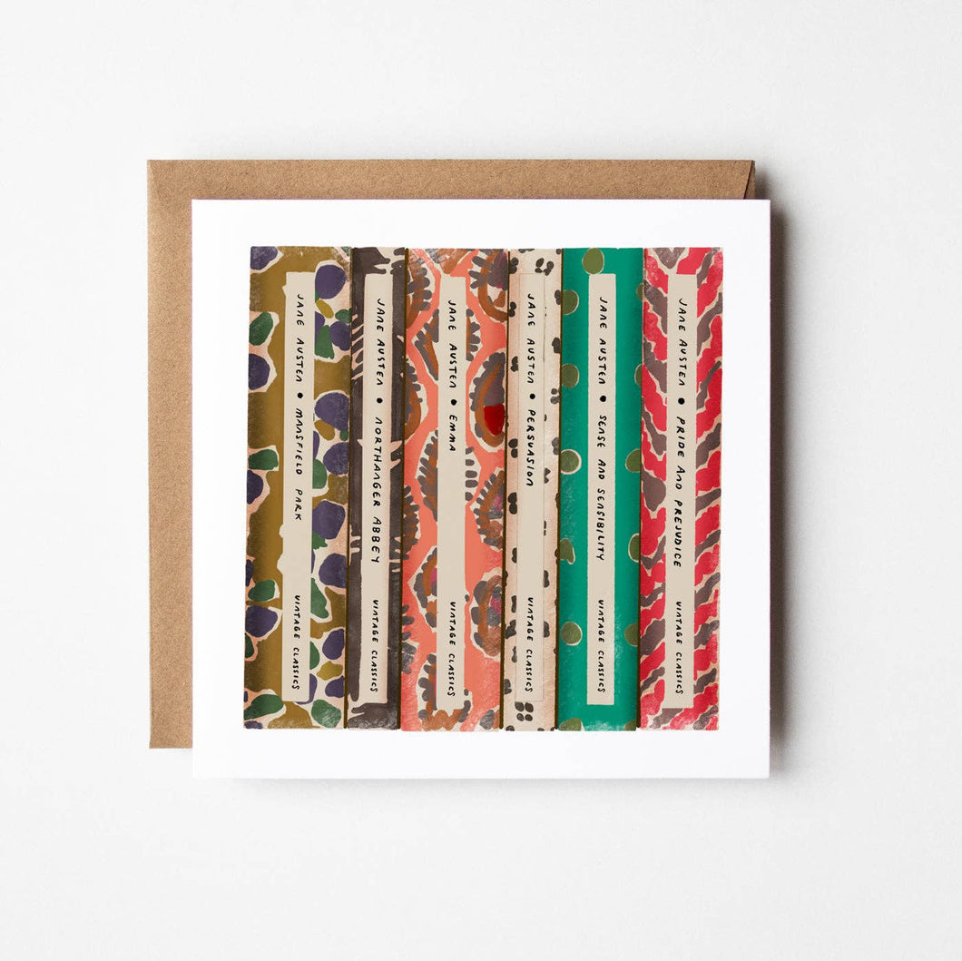 Jane Austen - Blank Greeting Card