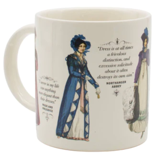 Jane Austen Finery Mug *DISCONTINUED